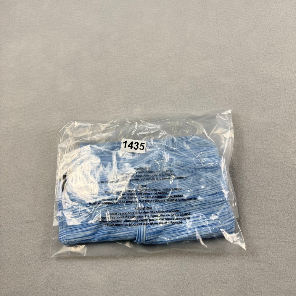 Lands End Womens XXS Tank Top Polyester Modal Blue Space Dye Athletic Casual Gym - Picture 7 of 7